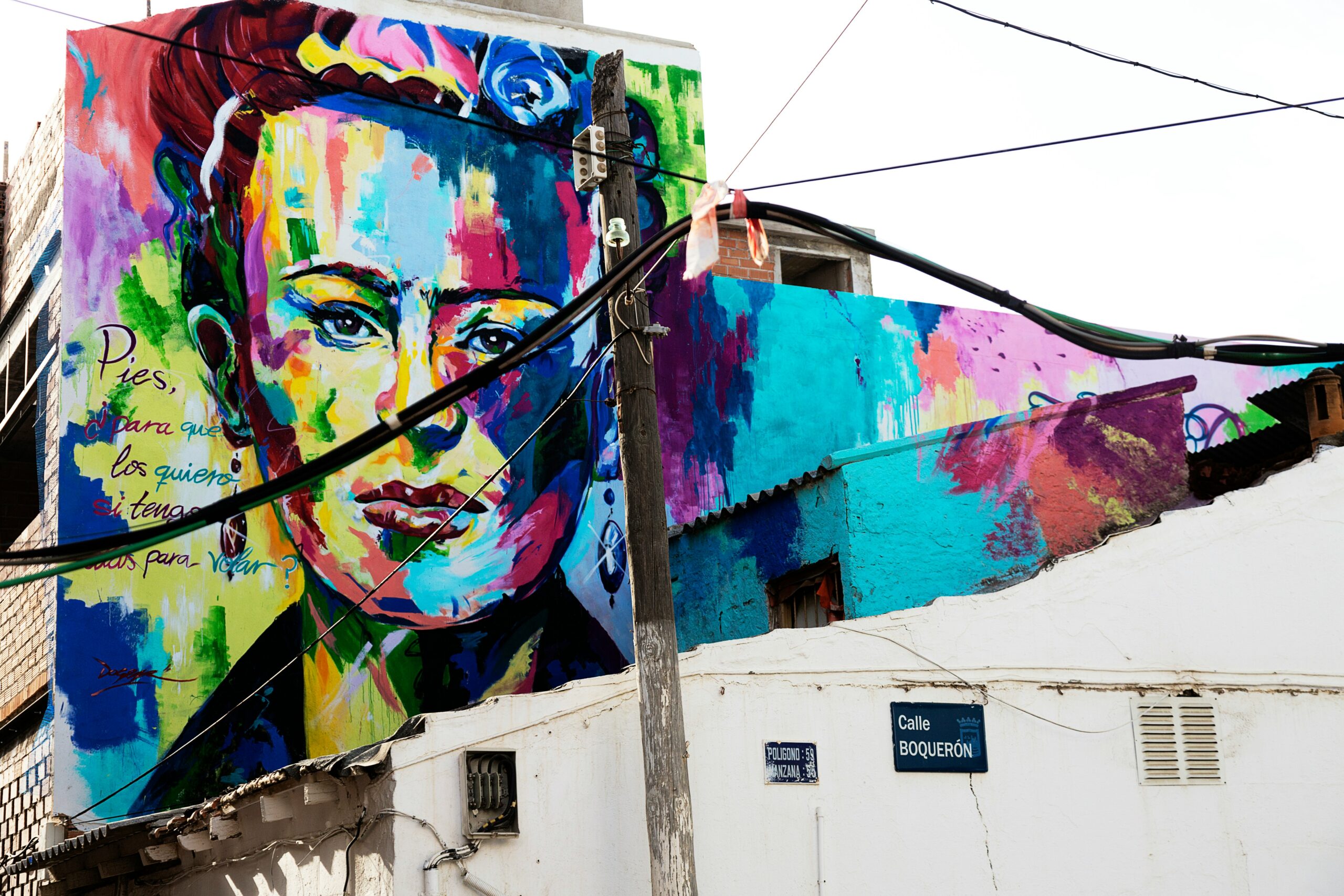 murales a colori di frida kahlo
